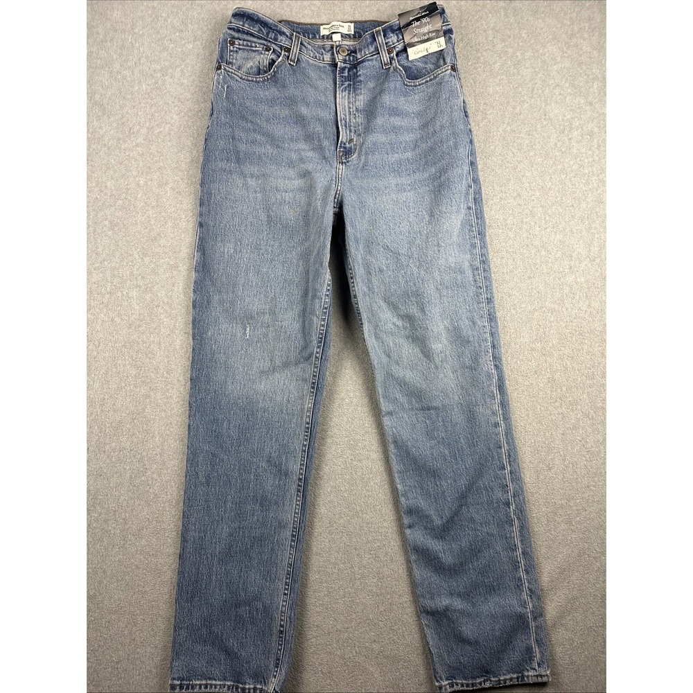 Abercrombie & Fitch 90’s Straight Ultra High Rise Women Jeans NWT 31 Long